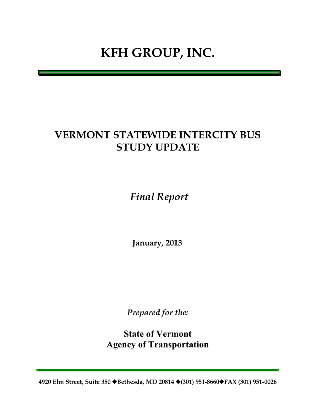 Statewide Intercity Bus Study Update