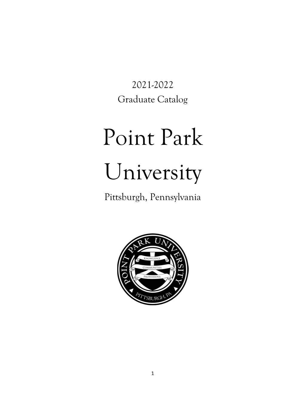 2021-22 Graduate Catalog