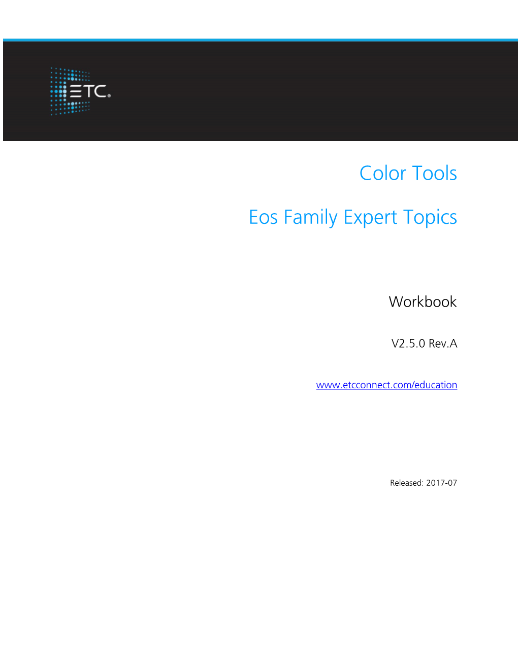 Eos Family Color Tools