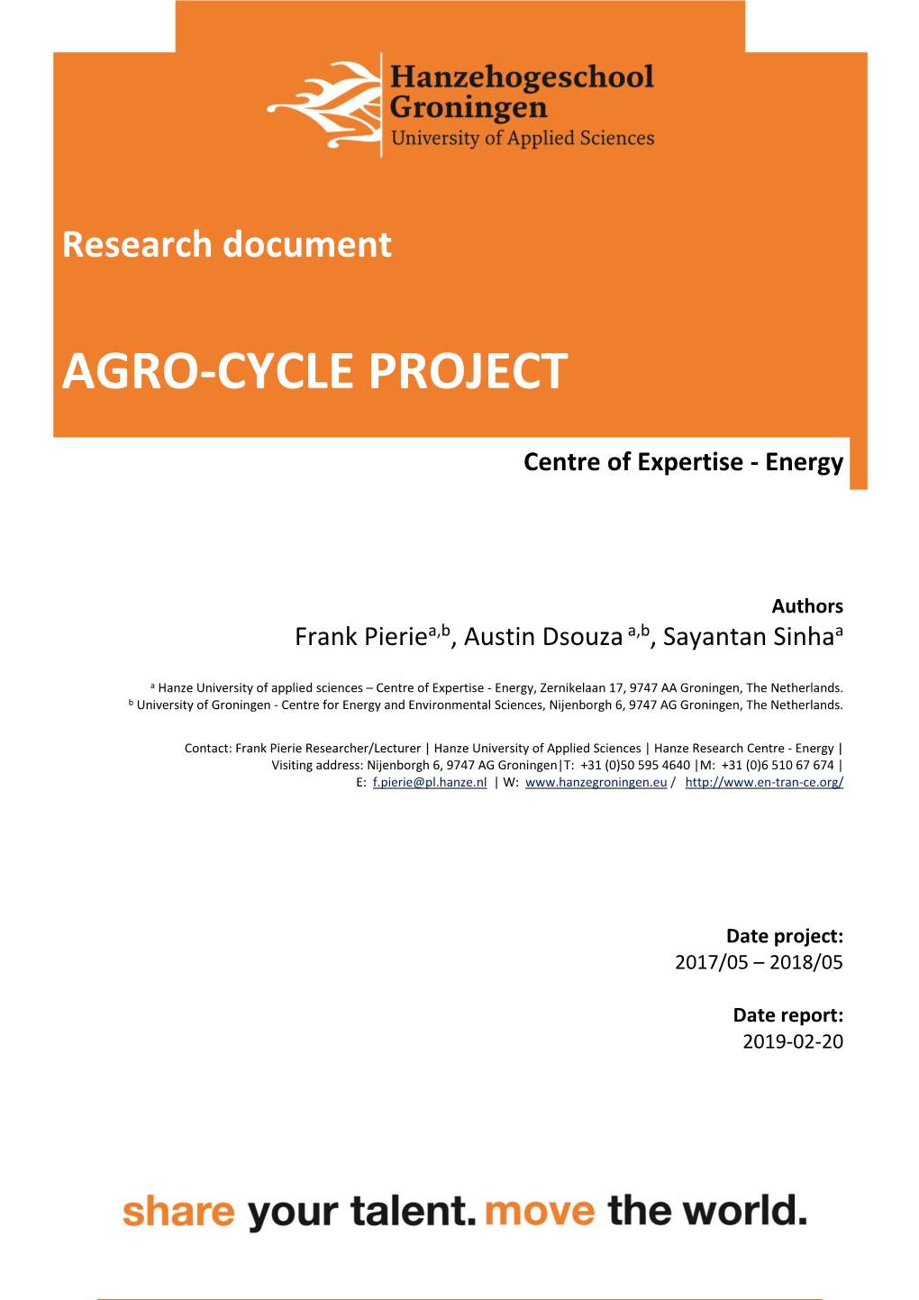 Agro-Cycle Project