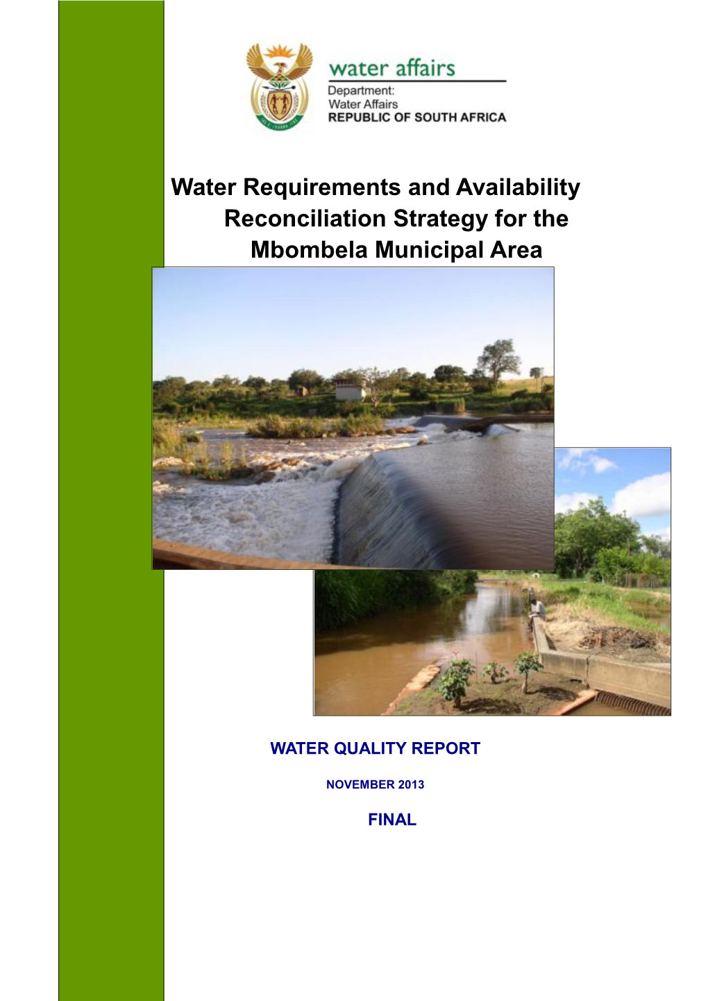 Mbombela Water Quality