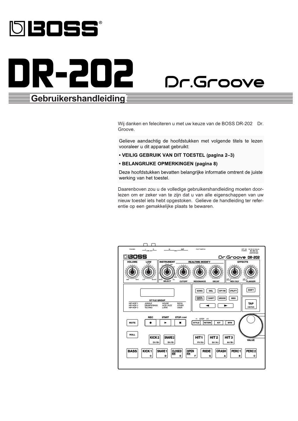 Kenmerken Van De DR-202