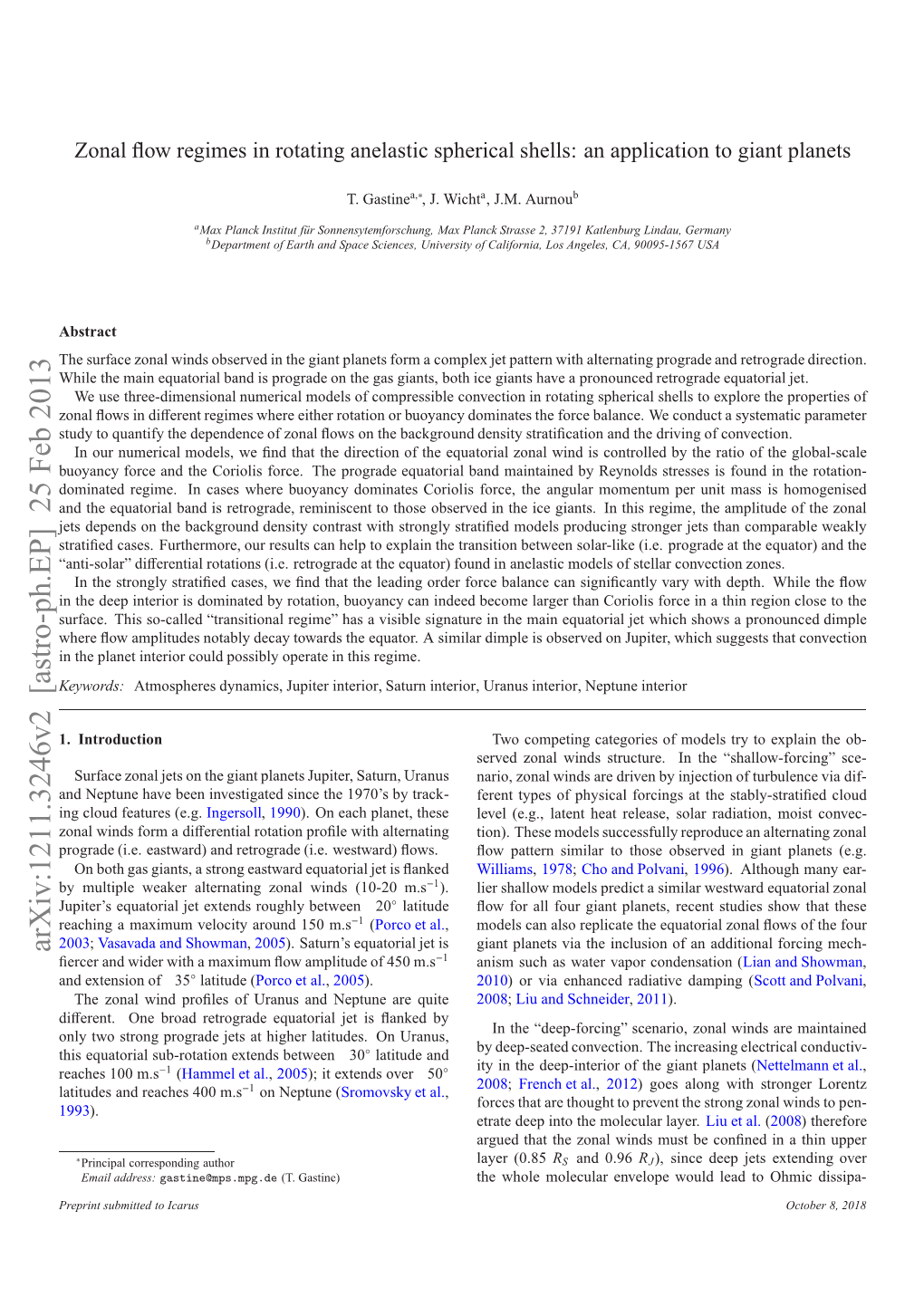 Zonal Flow Regimes in Rotating Anelastic Spherical Shells