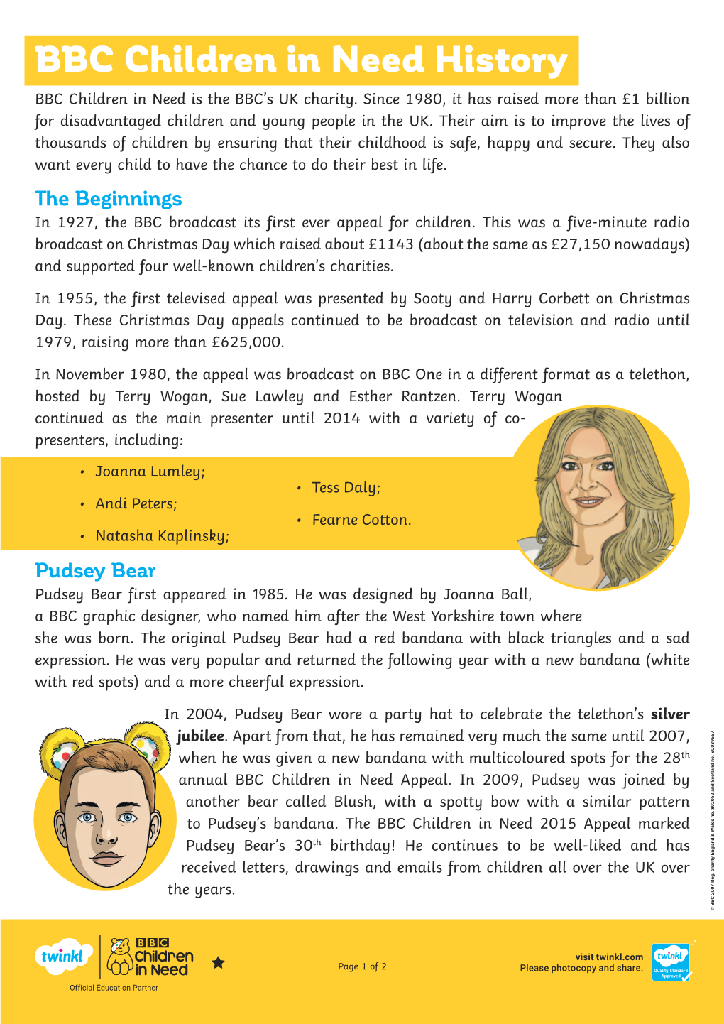 BBC Children in Need History