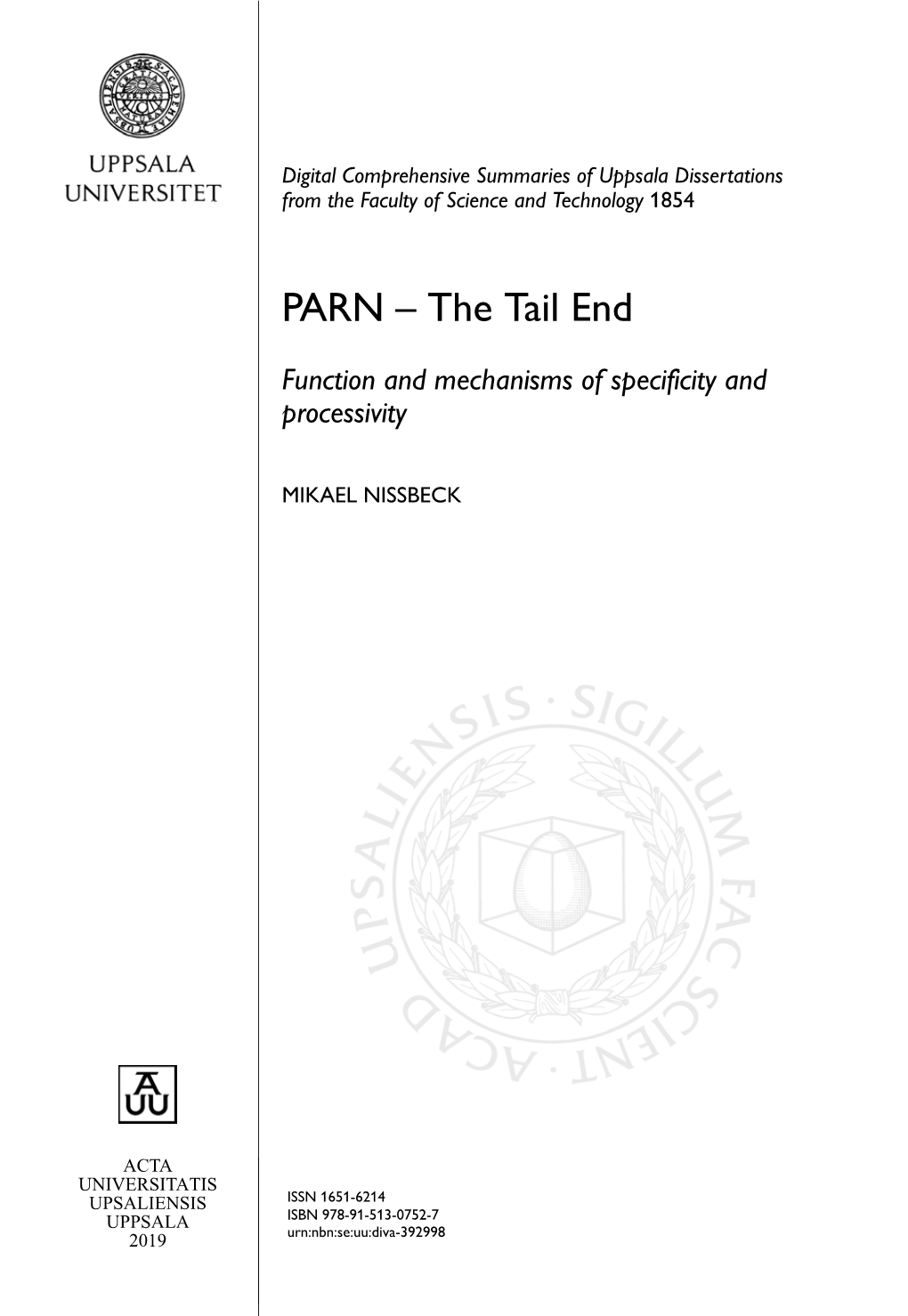 PARN – the Tail End