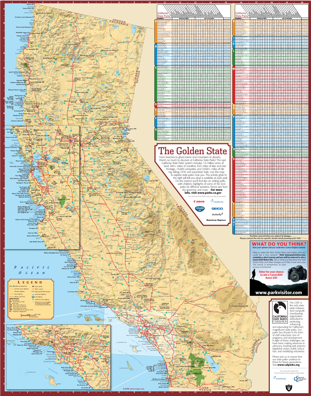 The Golden State Robert Louis Stevenson SP, I2 U U U (707) 942-4575 Ciccittyty Samuel P