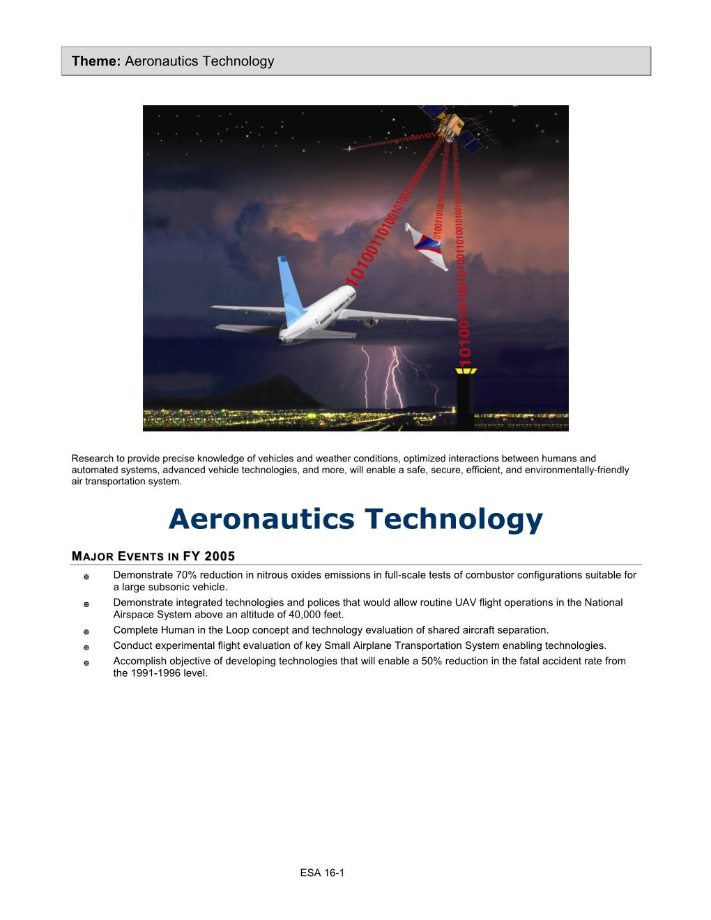 Aeronautics Technology