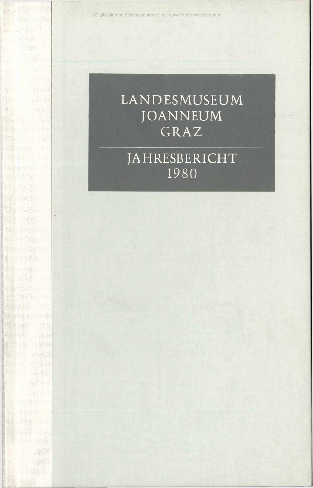 Landesmuseum Joanneum Graz Jahresbericht