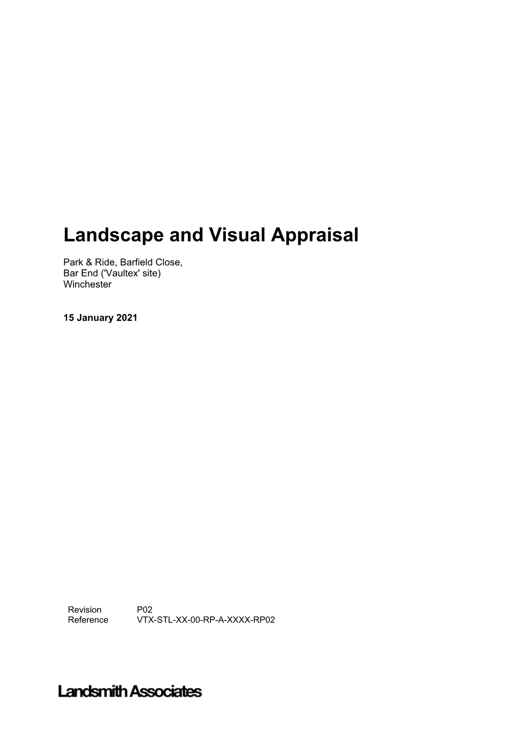 Landscape and Visual Appraisal