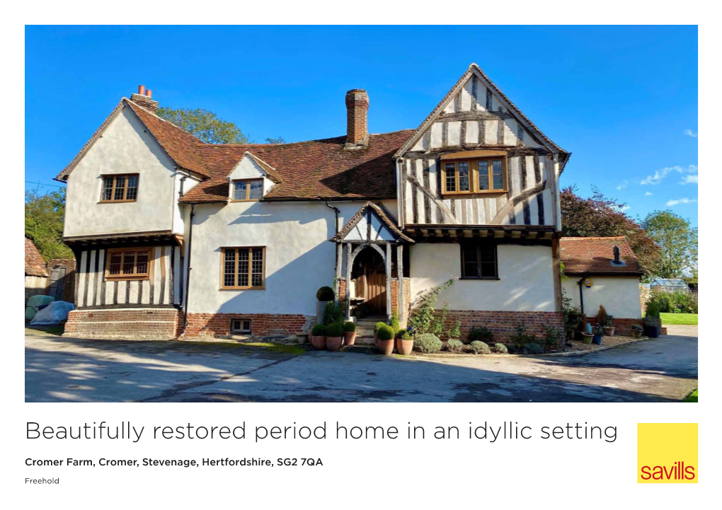 Beautifully Restored Period Home in an Idyllic Setting