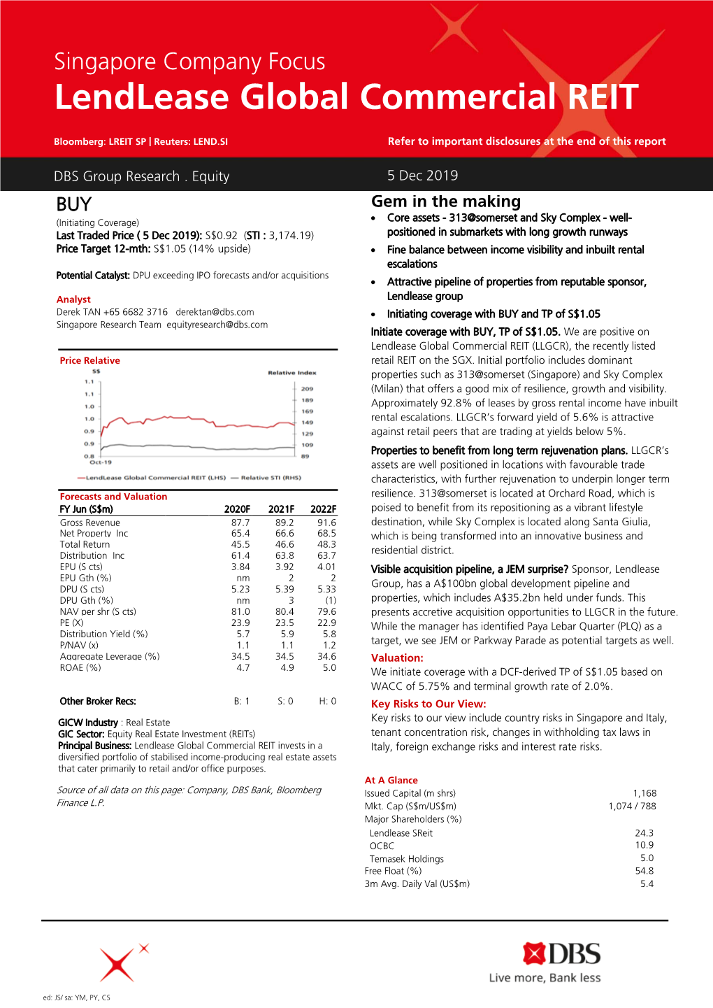 Lendlease Global Commercial REIT