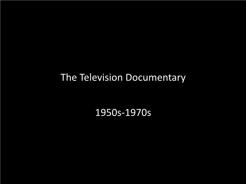 Television Documentary.Pdf