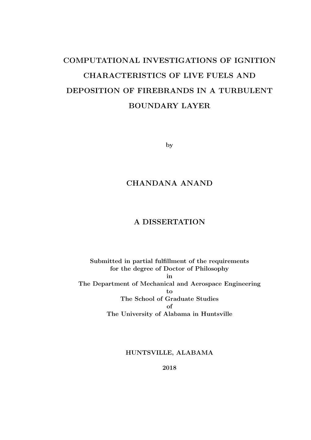 Chandana Anand a Dissertation