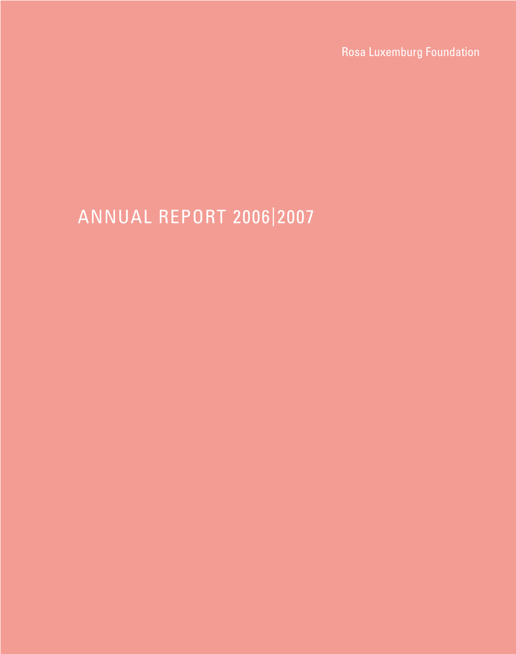 Annual Report 2006|2007