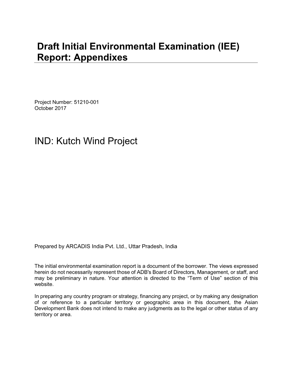 Kutch Wind Project