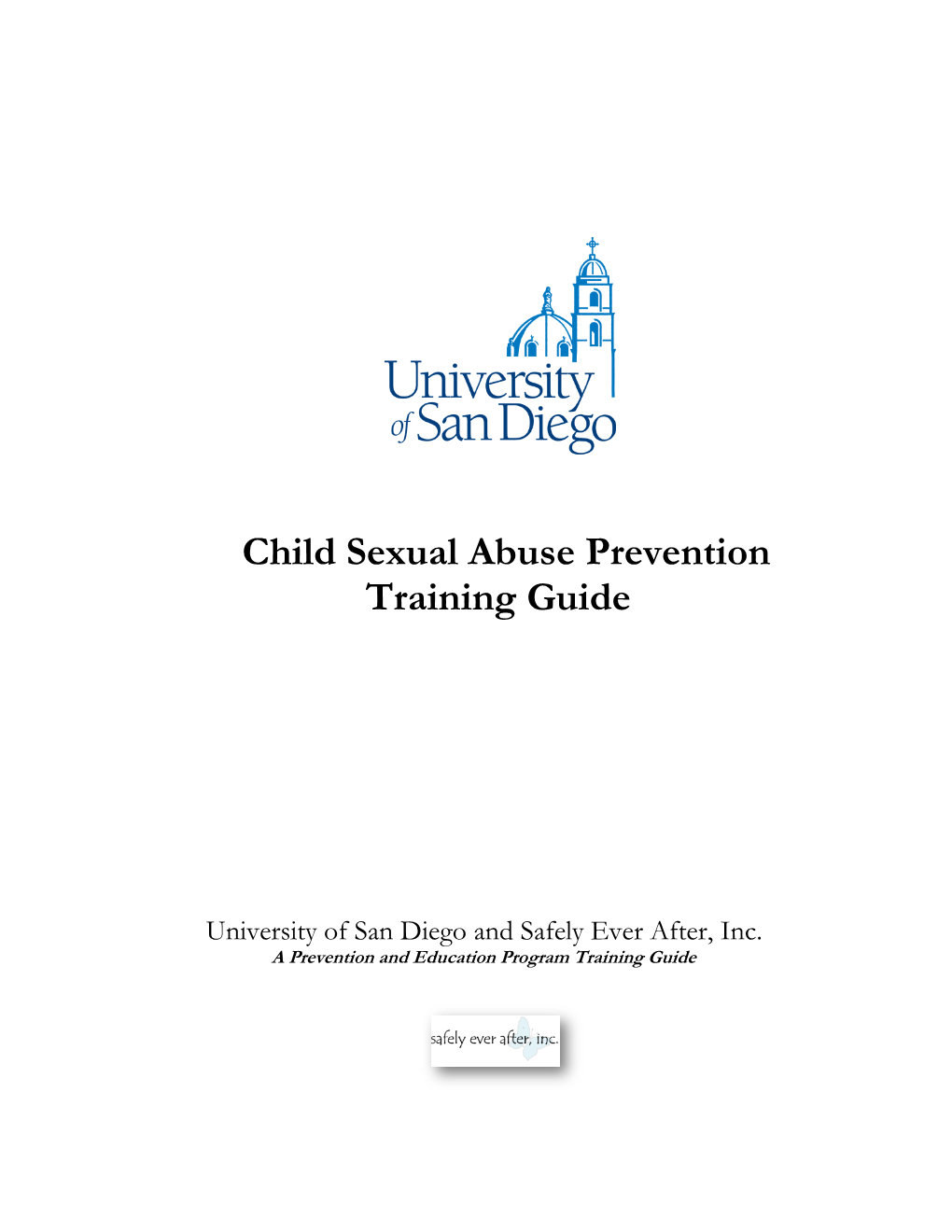 Child Sexual Abuse Prevention Training Guide