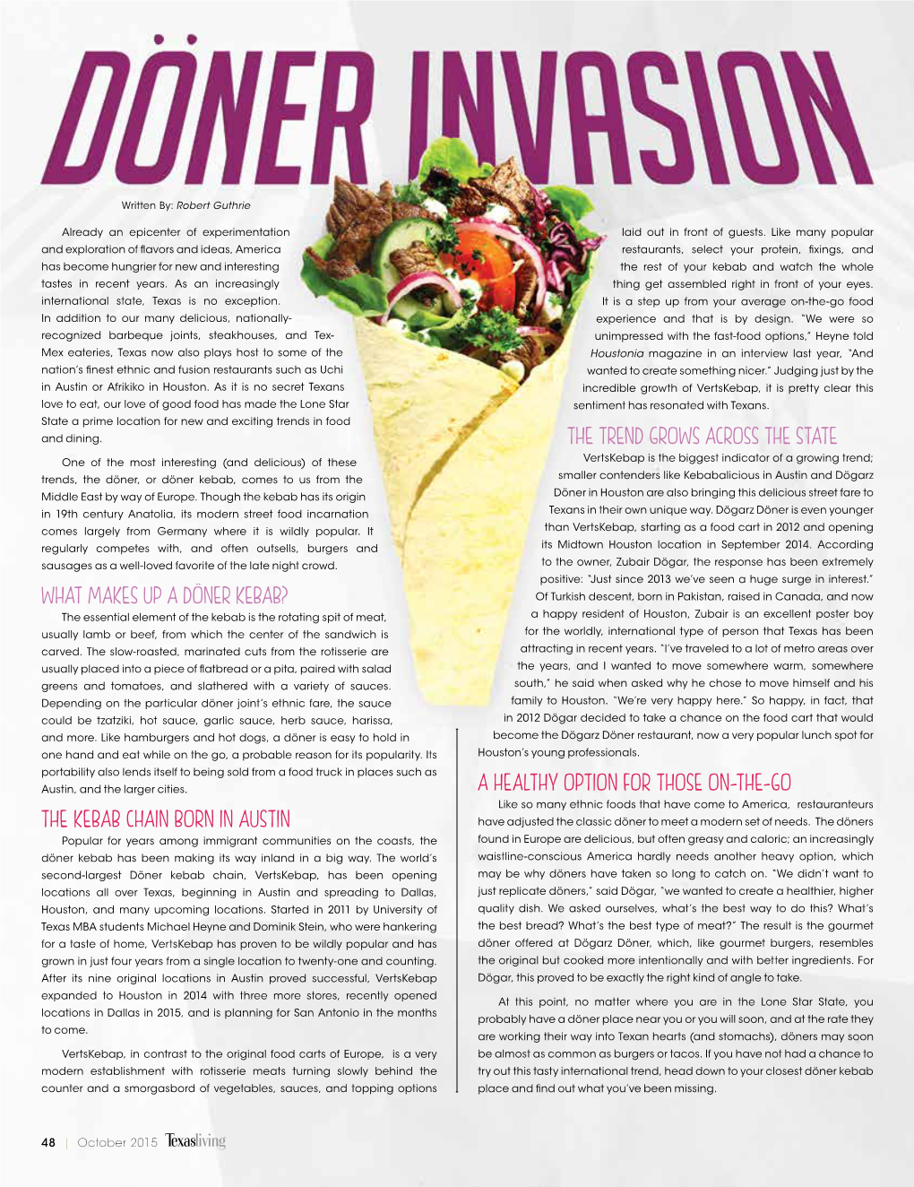 What Makes up a Döner Kebab? The