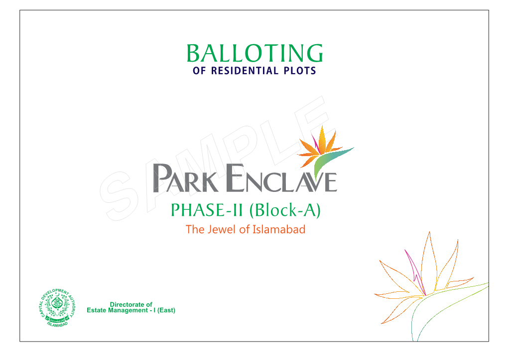 Brochure Park Enclave Phase-II