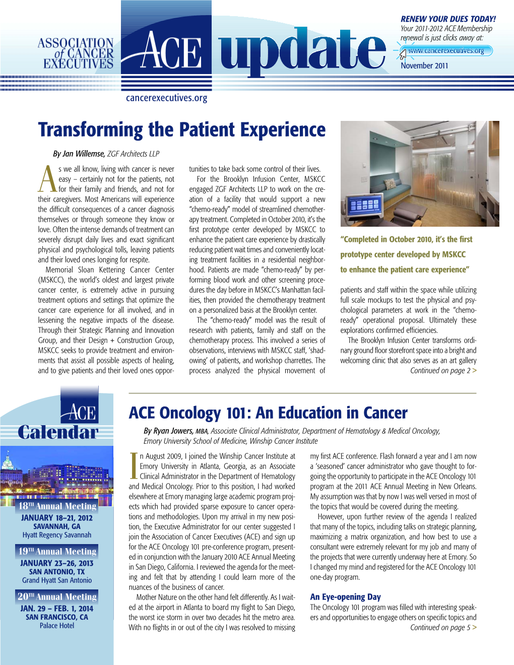 Transforming the Patient Experience