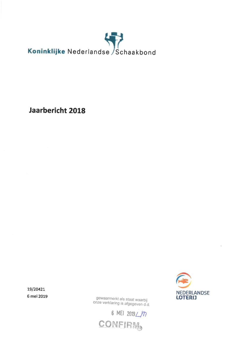 Jaarbericht 2018 6 MEI 2019^/T?