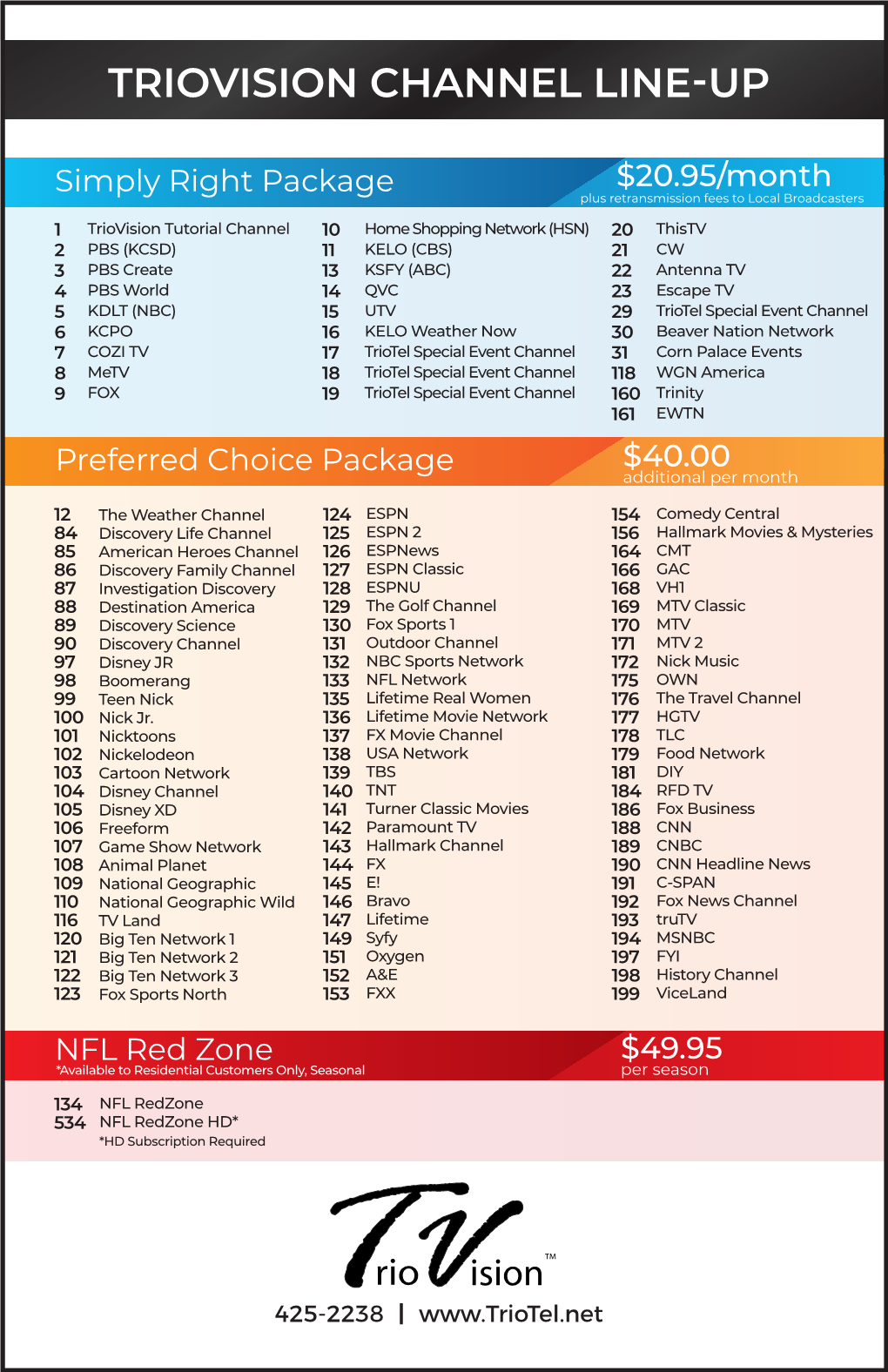 2.4 Updated Channel Line-Up 2021 (With Pricing)