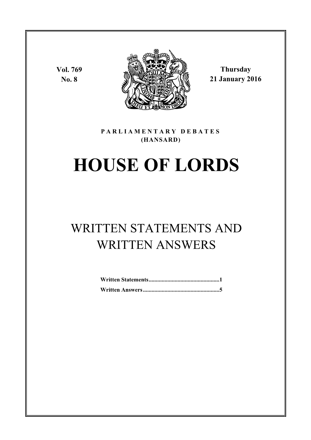 House of Lords