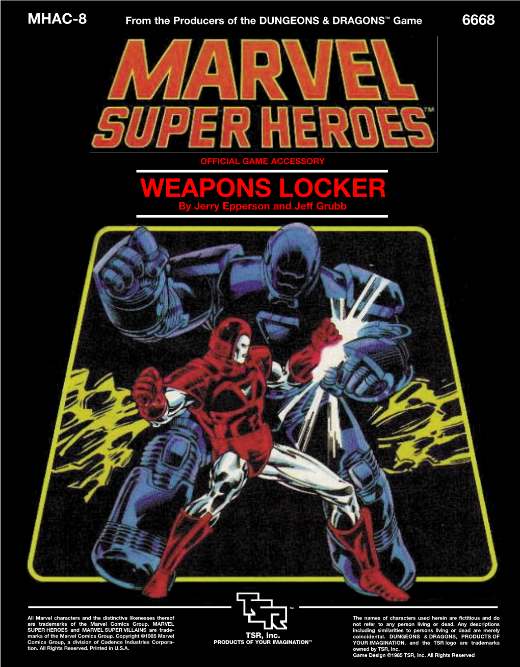 WEAPONS LOCKER by Jerry Epperson and Jeff Grubb