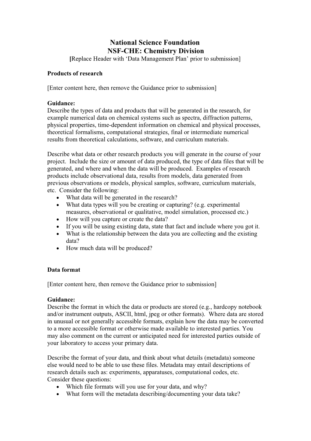 NSF-CHE: Chemistry Division