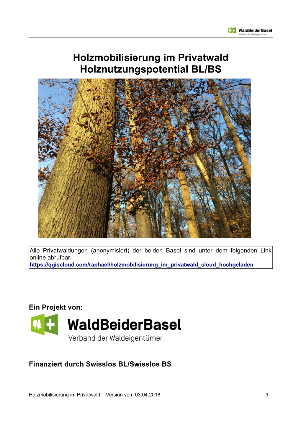Holzmobilisierung Im Privatwald Holznutzungspotential BL/BS
