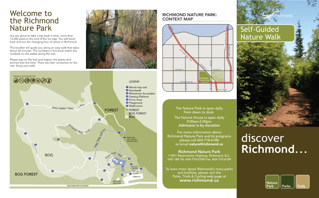 Self Guided Nature Walk Brochure