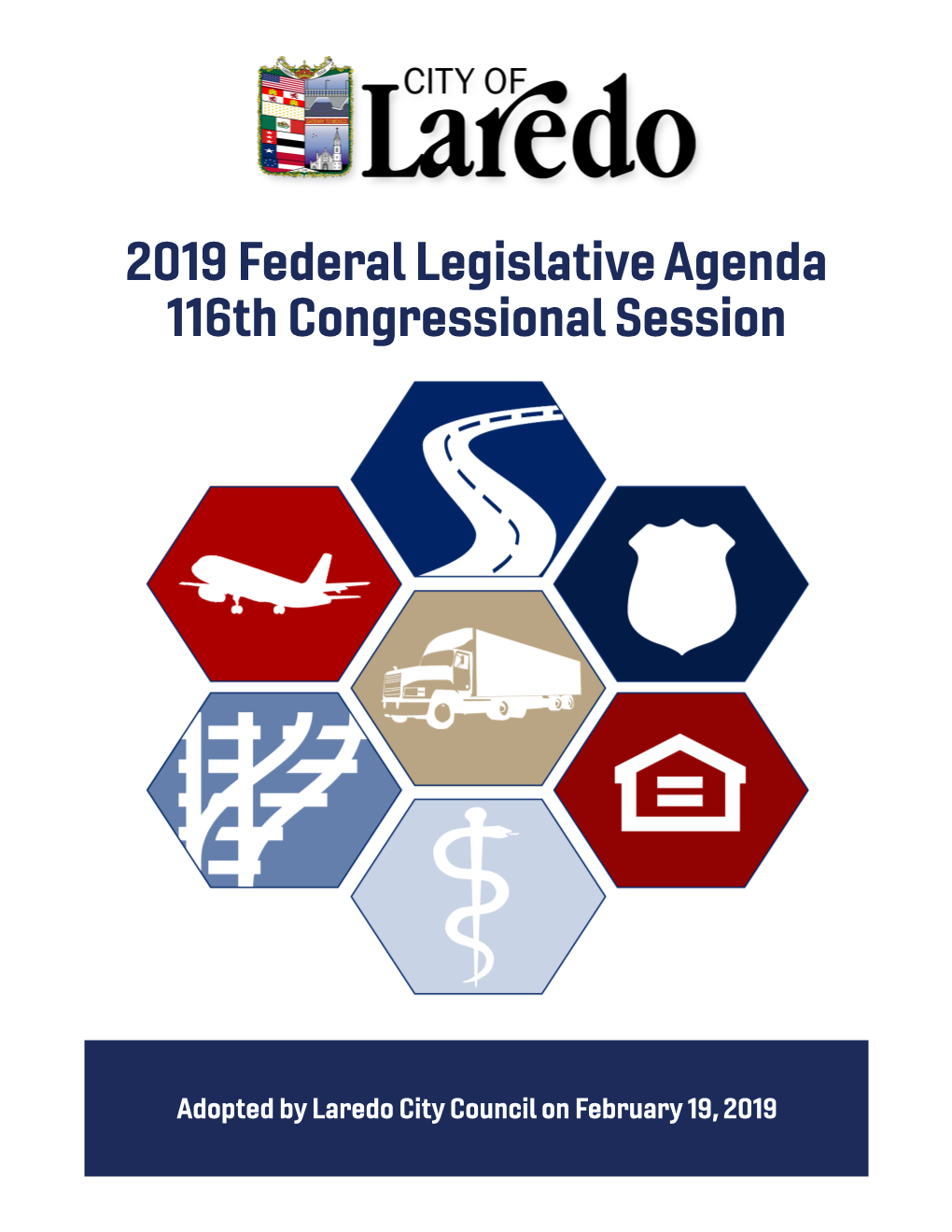 2019 Federal Legislative Agenda 116Th Congressional Session