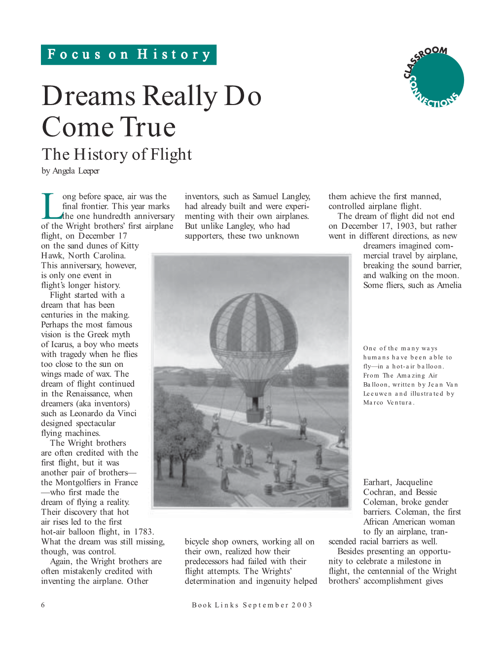 Dreams Really Do Come True: the History of Flight (PDF)