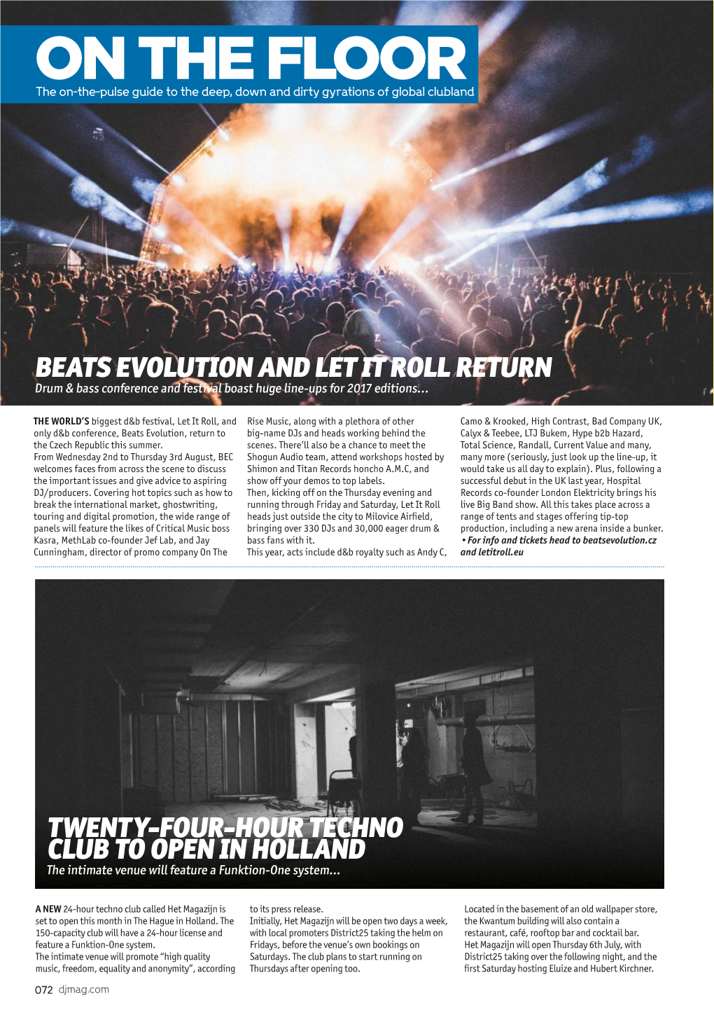 ON the FLOOR the On-The-Pulse Guide to the Deep, Down and Dirty Gyrations of Global Clubland