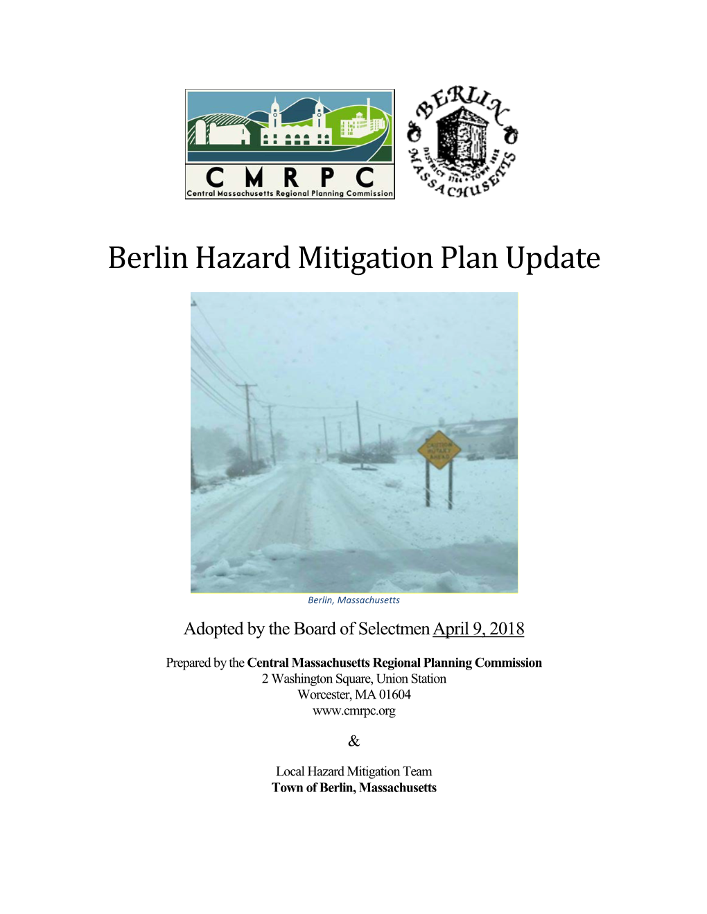 Berlin Hazard Mitigation Plan Update