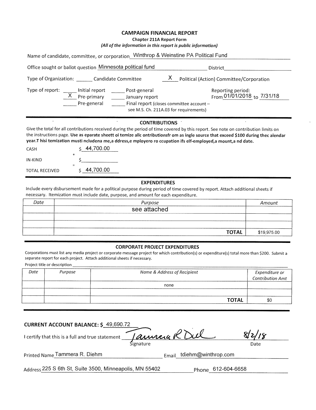 Pre-Primary Report