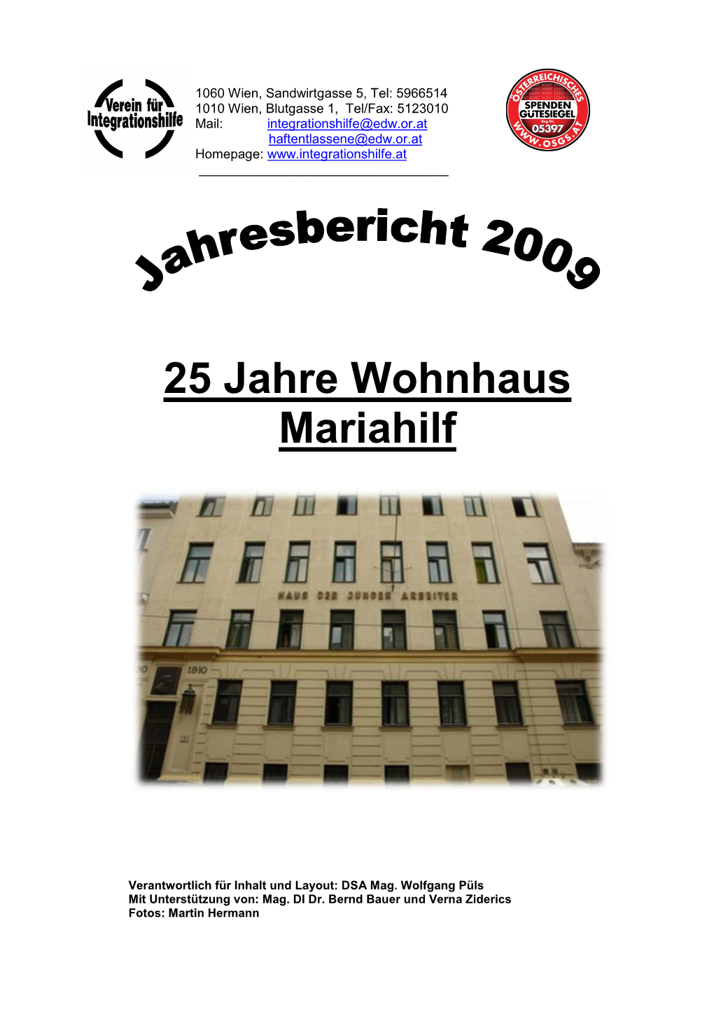 25 Jahre Wohnhaus Mariahilf