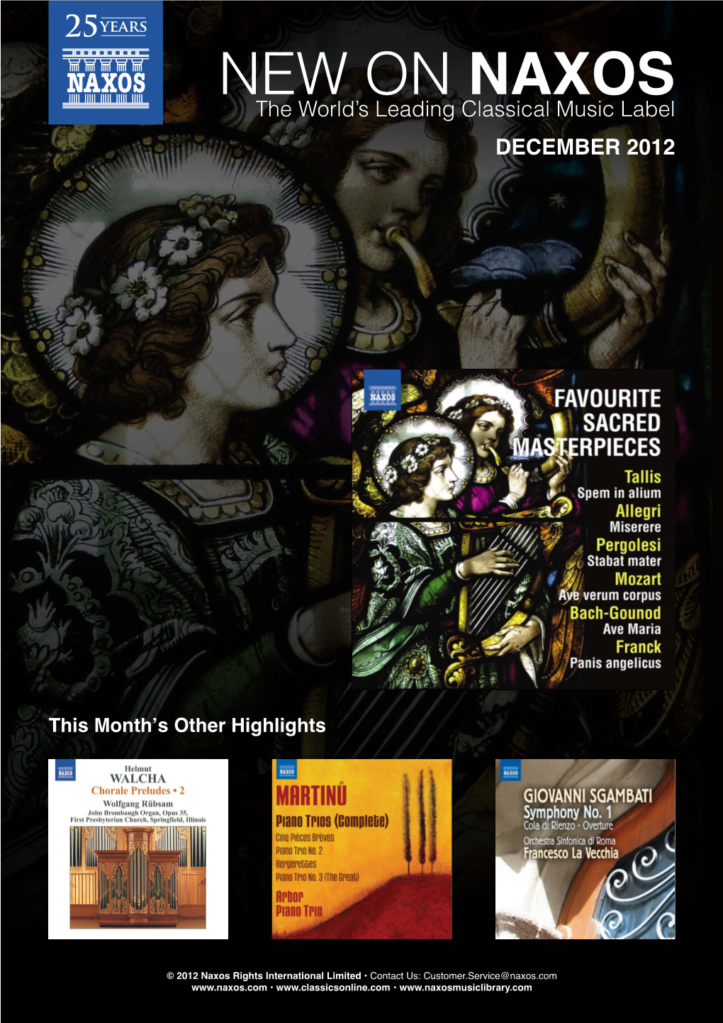 New on Naxos | DECEMBER 2012