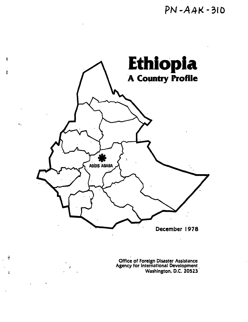 Ethiopia a Country Profile