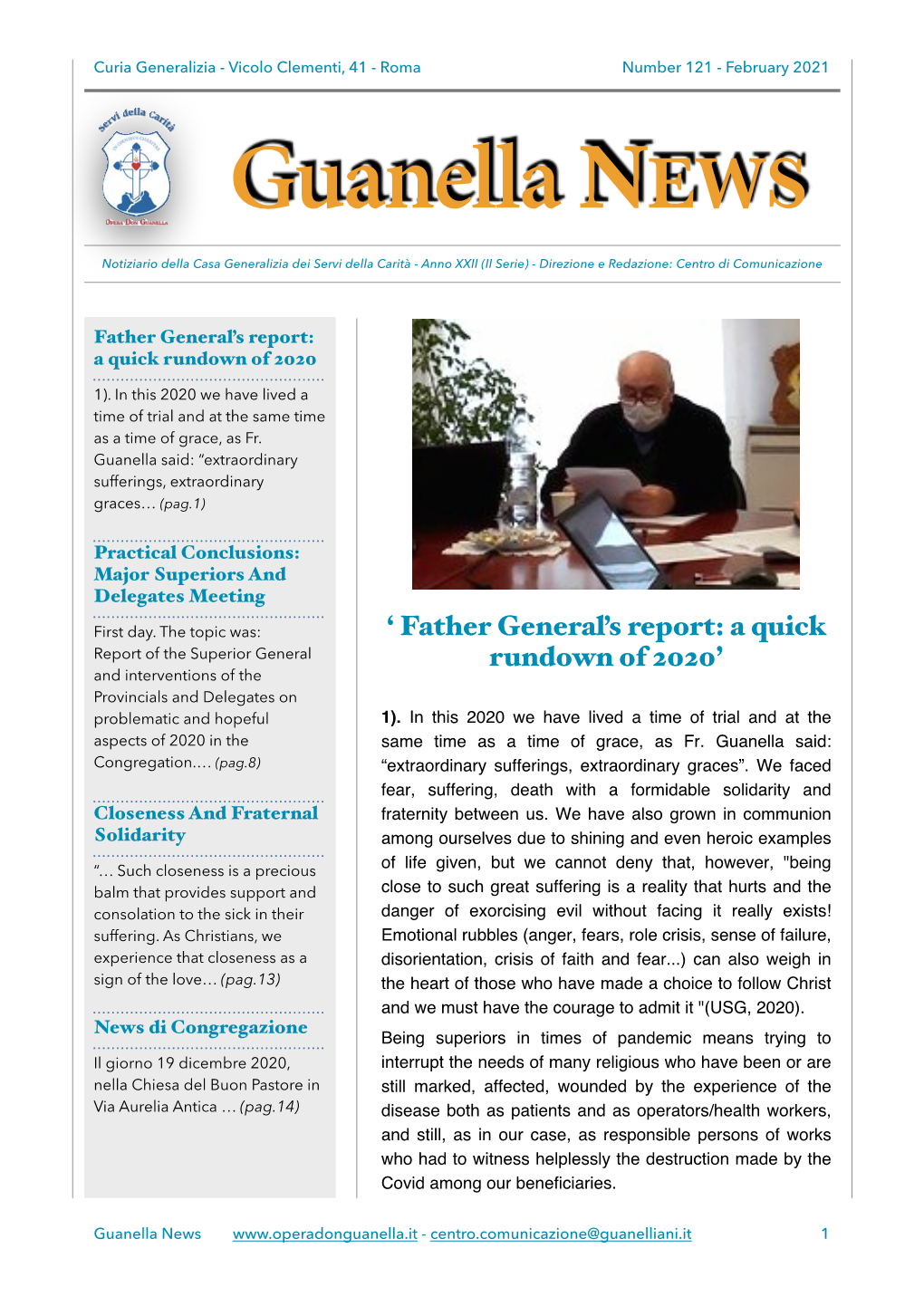 N.121 Guanella News Febrary 2021