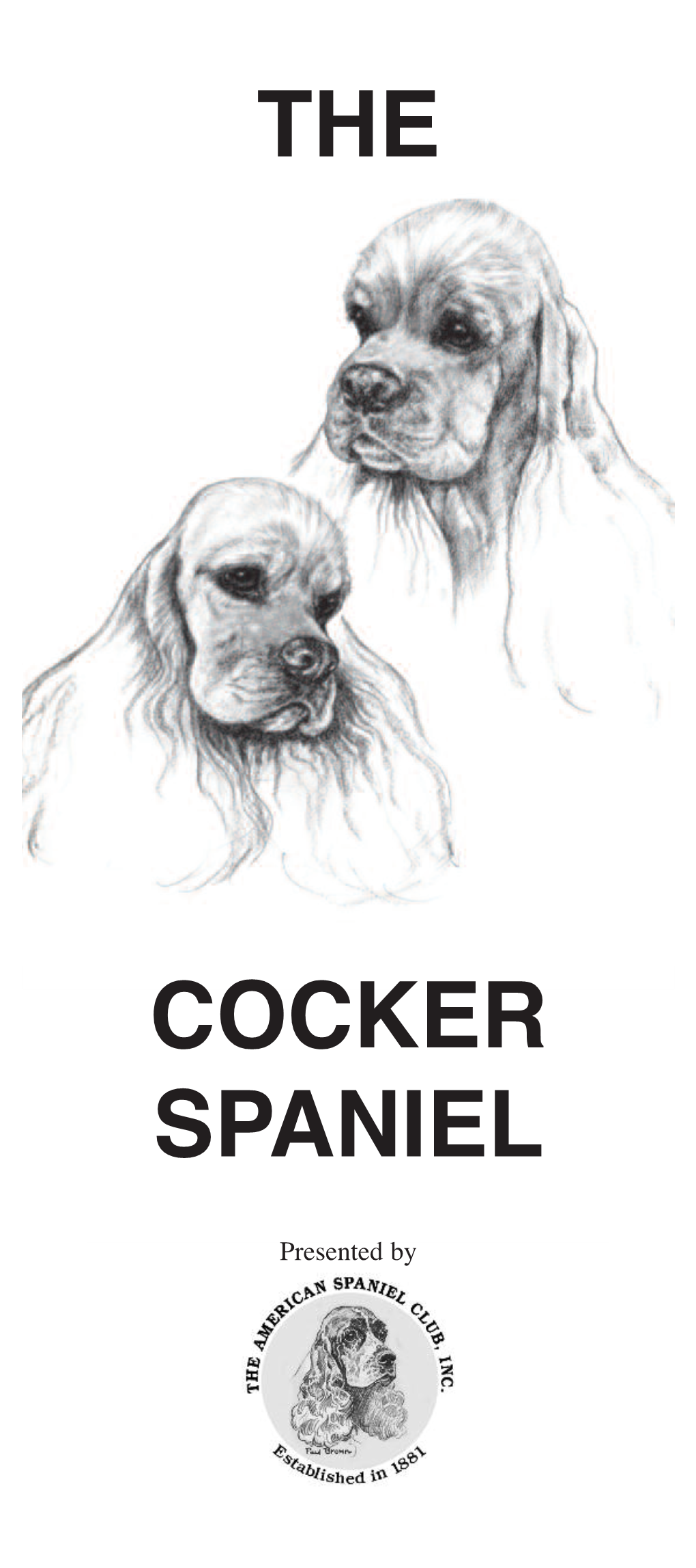 The Cocker Spaniel