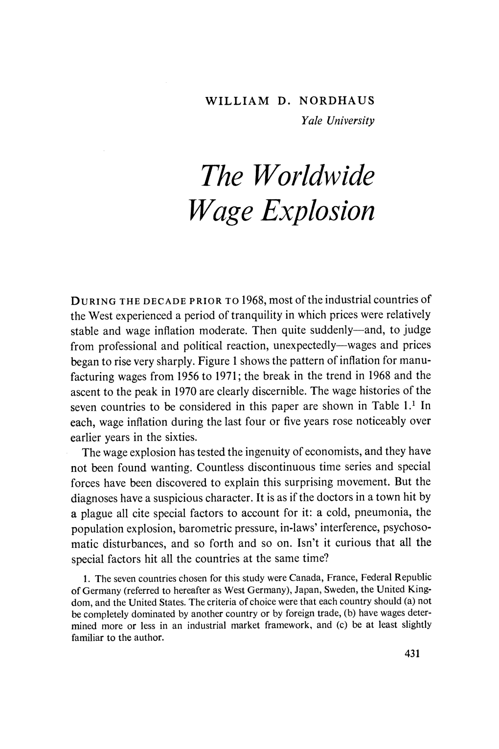 The Worldwide Wage Explosion