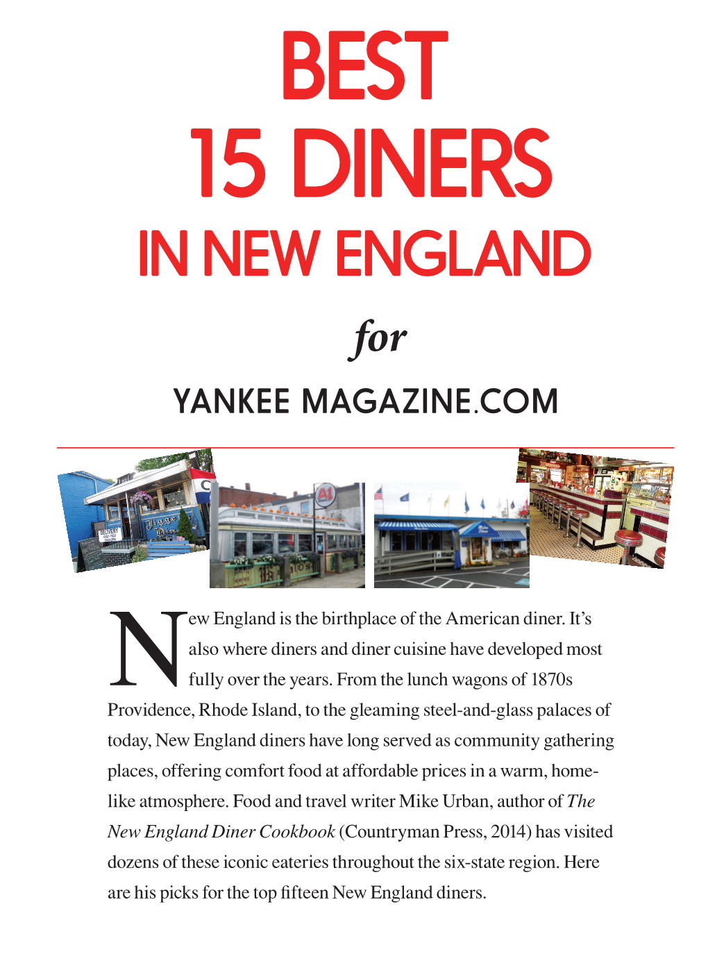 In New England for YANKEE MAGAZINE.Com