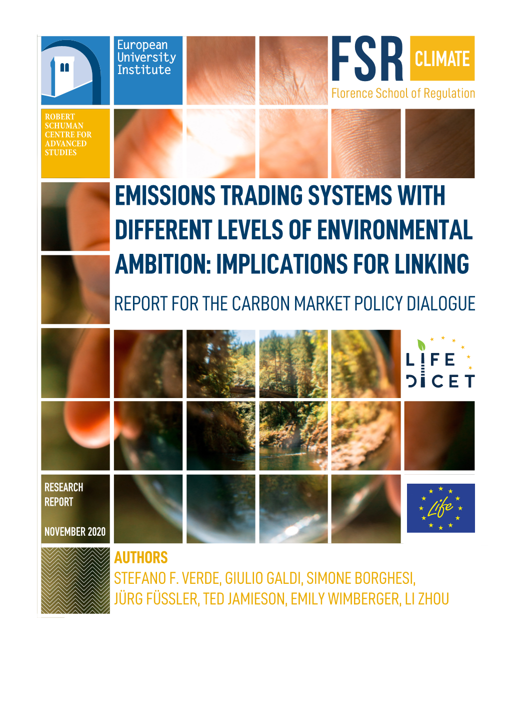 Emissions Trading Systems with Different Levels of Environmental Ambition: Implications for Linking Report for the Carbon Market Policy Dialogue