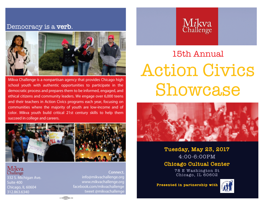 Action Civics Showcase