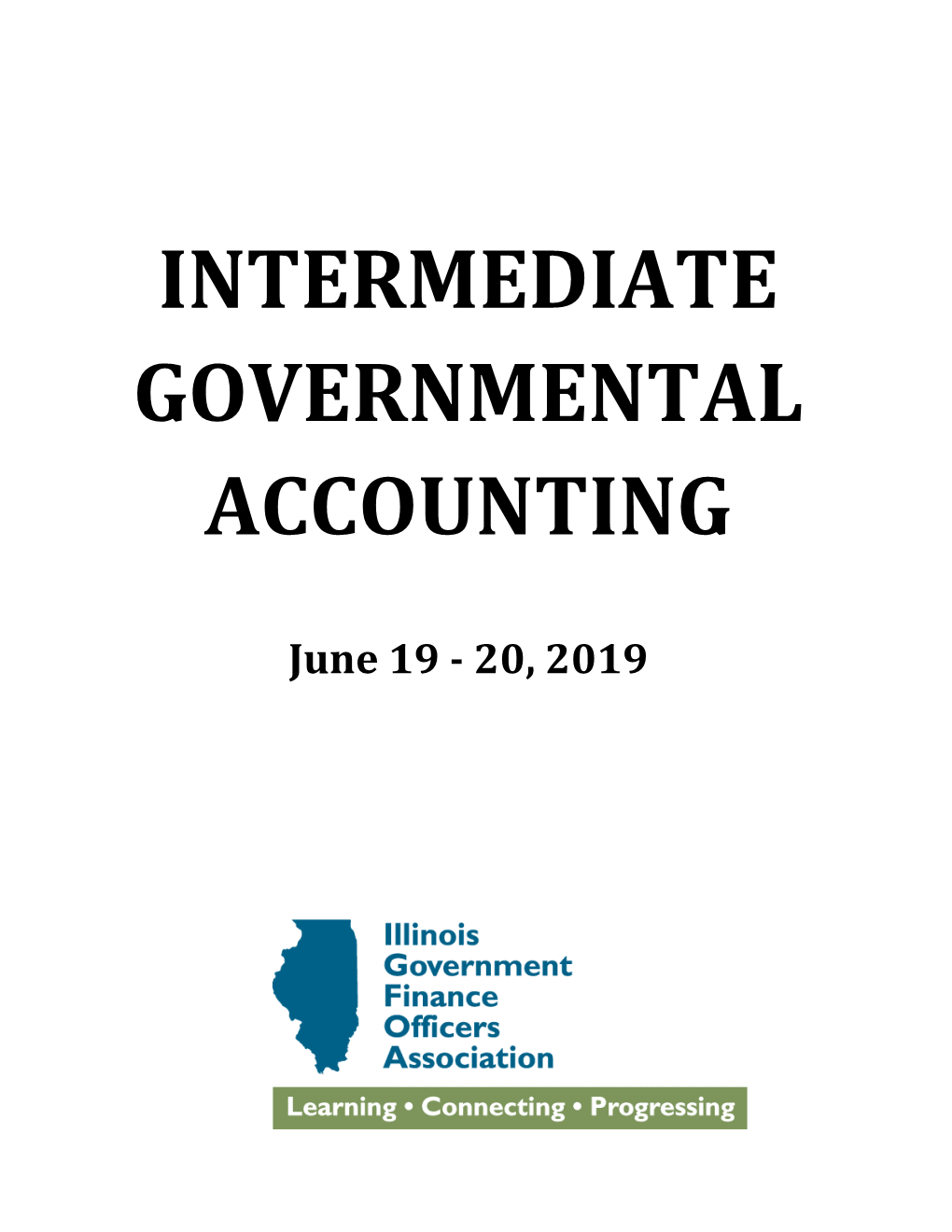 Intermediate Governmental Accounting