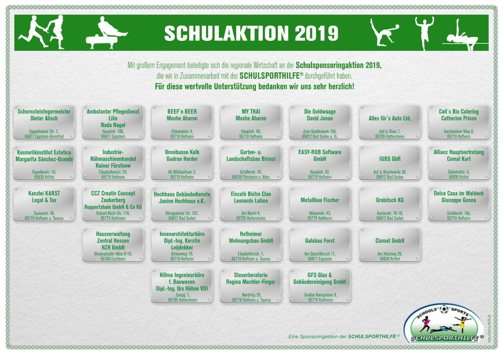 Schulaktion 2019