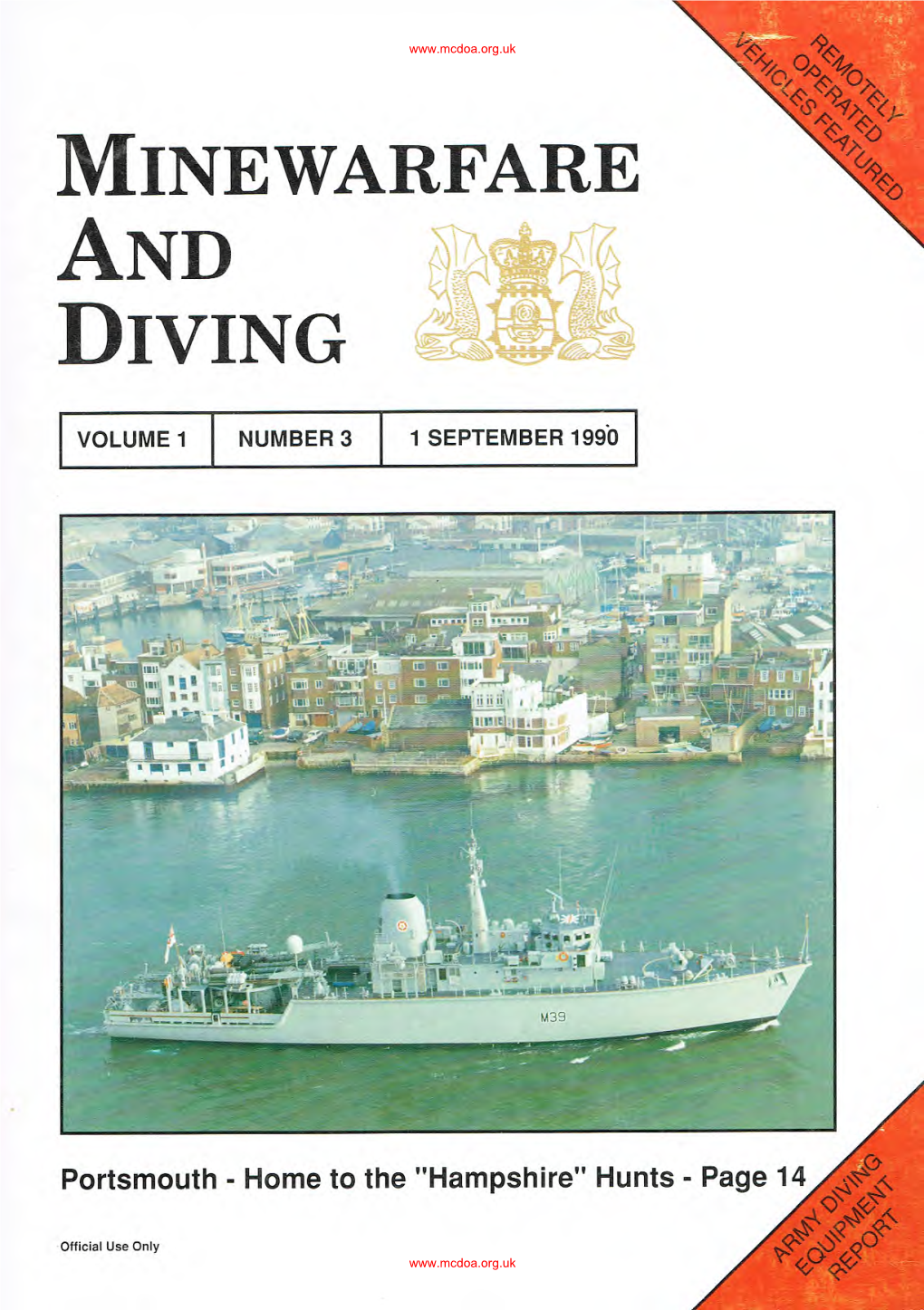 Minewarfare and Diving