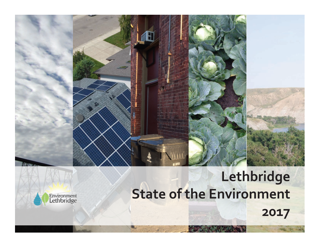 Lethbridge State of the Environment 2017 – Full Report