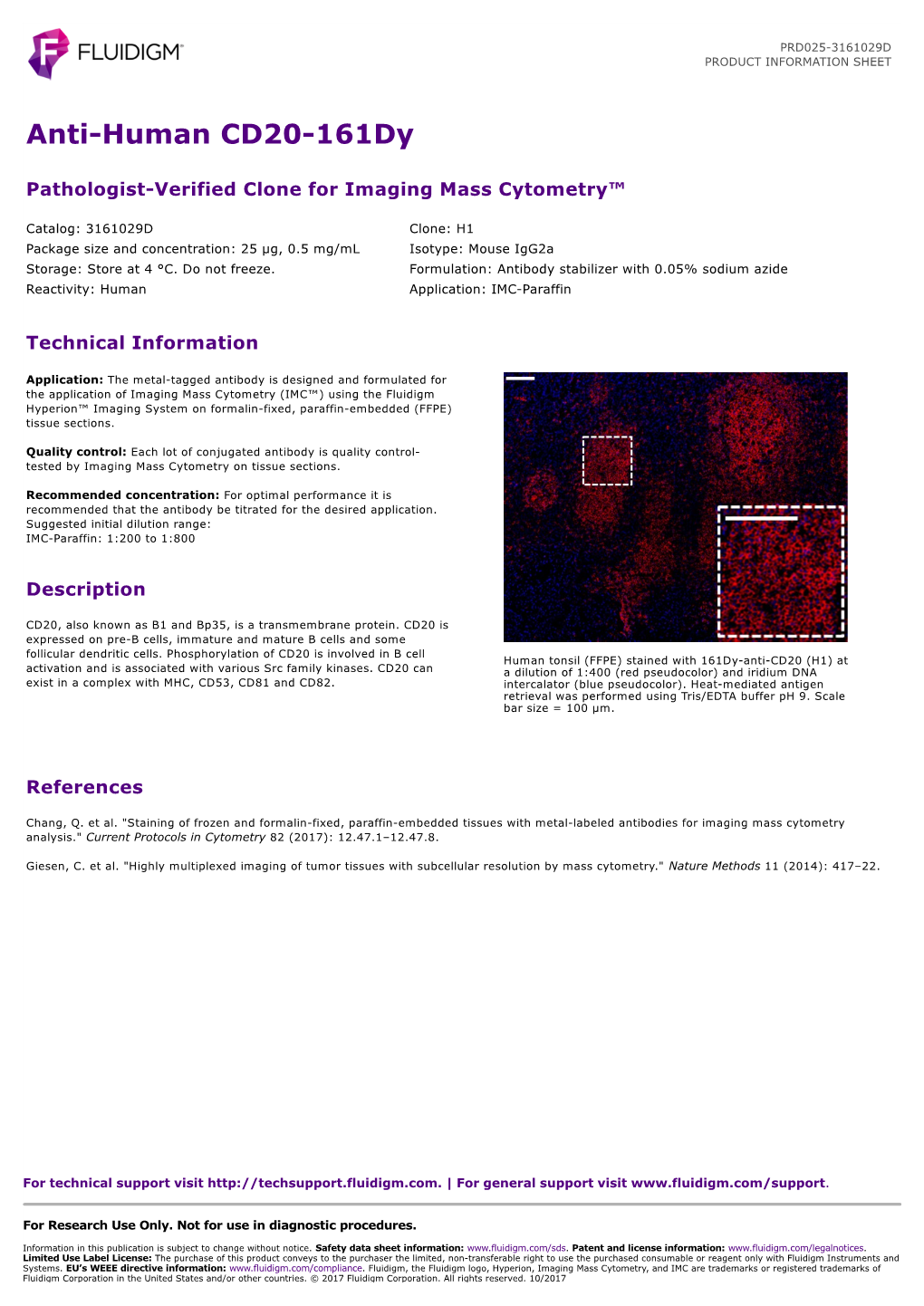 Anti-Human CD20-161Dy