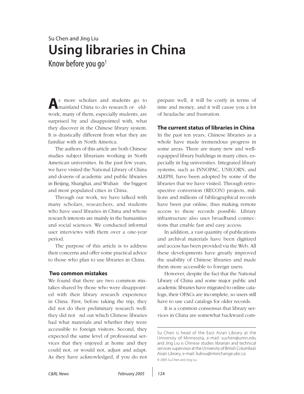 Using Libraries in China Know Before You Go1